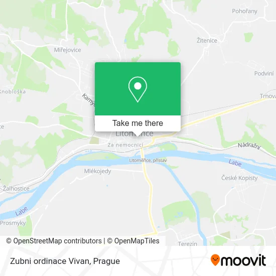 Карта Zubni ordinace Vivan
