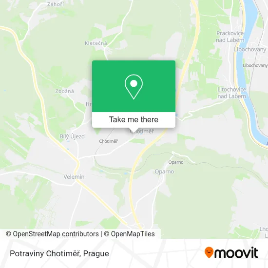 Potraviny Chotiměř map