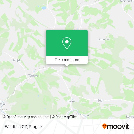 Карта Waldfish CZ