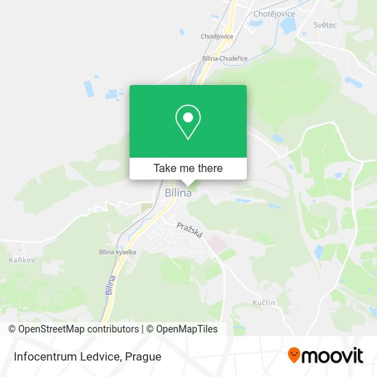 Карта Infocentrum Ledvice