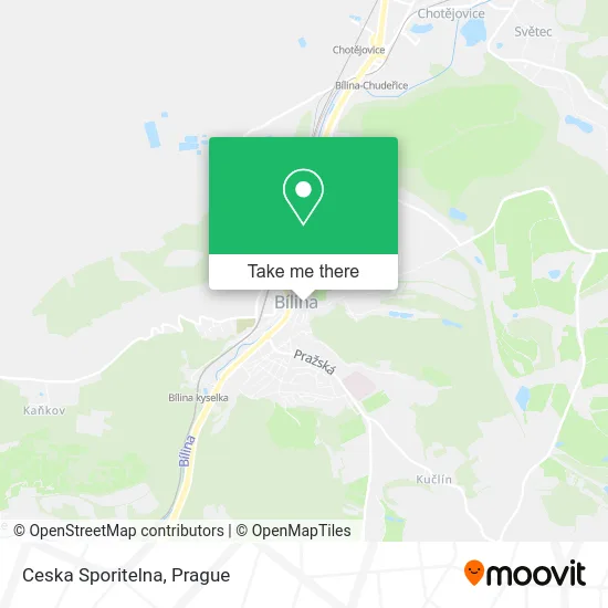 Карта Ceska Sporitelna