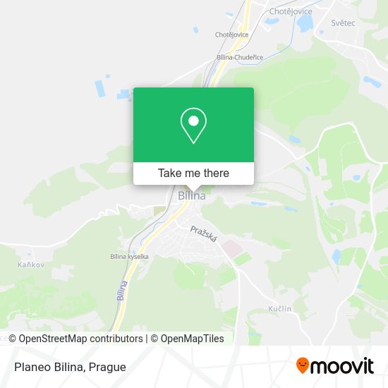 Карта Planeo Bilina