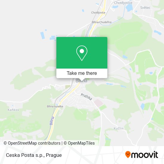 Карта Ceska Posta s.p.