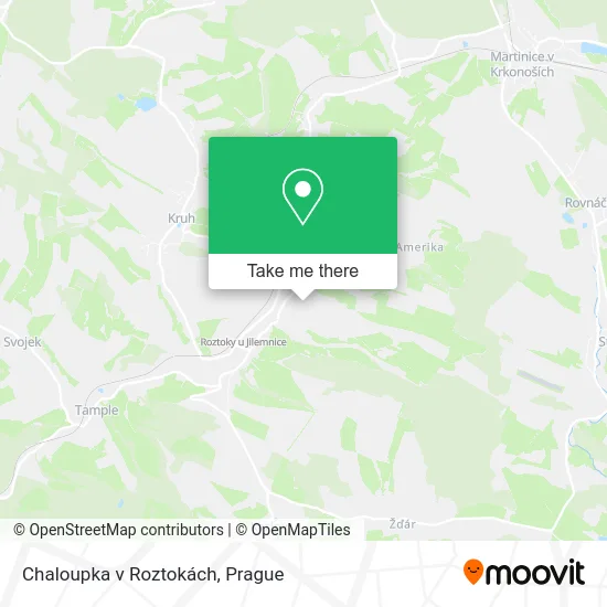 Карта Chaloupka v Roztokách
