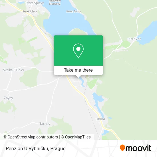 Карта Penzion U Rybníčku