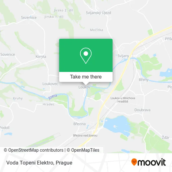 Карта Voda Topeni Elektro