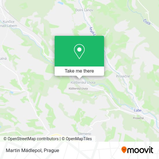Карта Martin Mádlepol