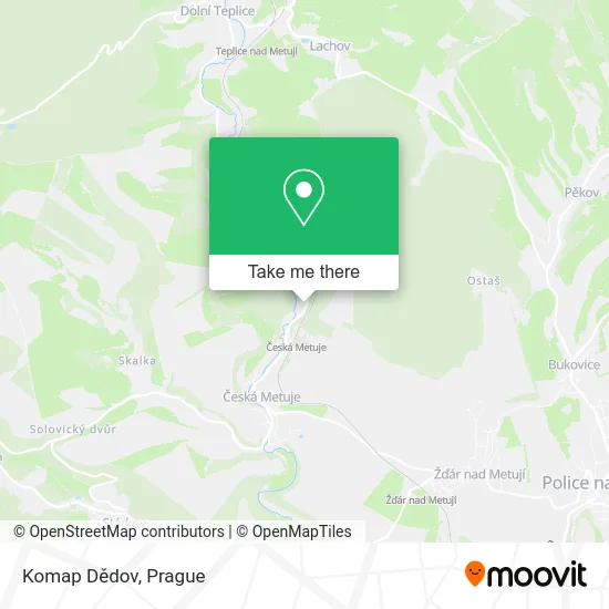 Карта Komap Dědov