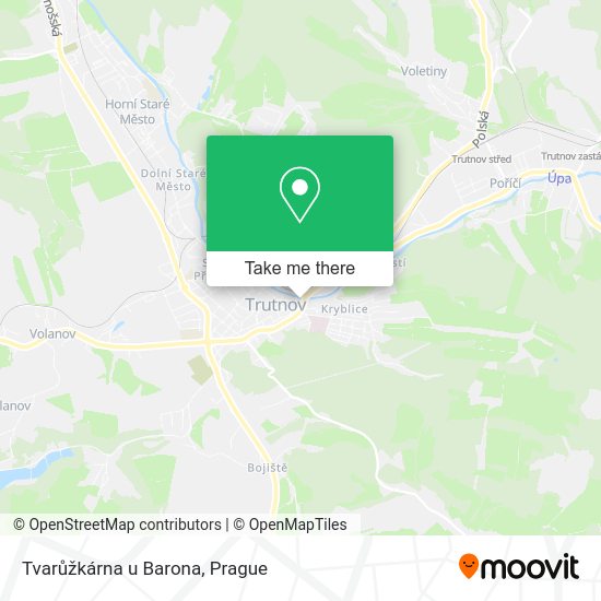 Карта Tvarůžkárna u Barona