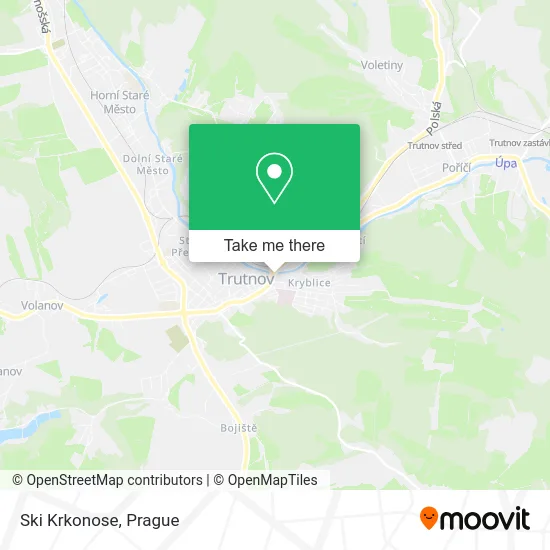 Карта Ski Krkonose