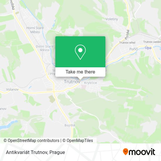 Карта Antikvariát Trutnov