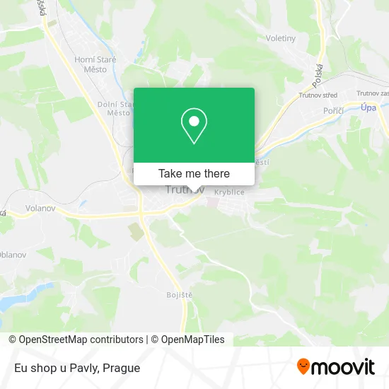 Карта Eu shop u Pavly