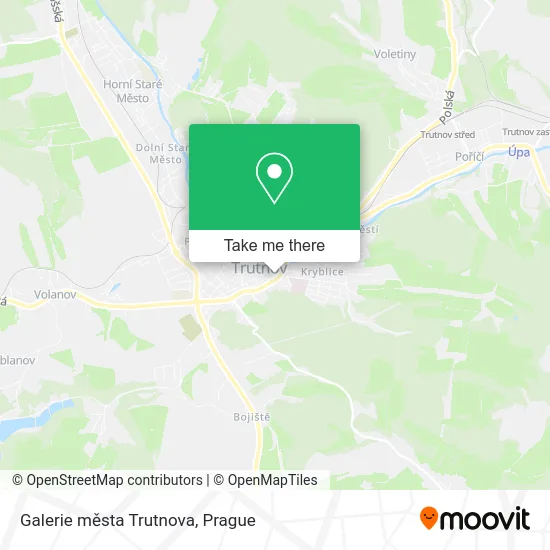 Карта Galerie města Trutnova