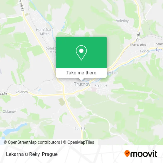 Карта Lekarna u Reky