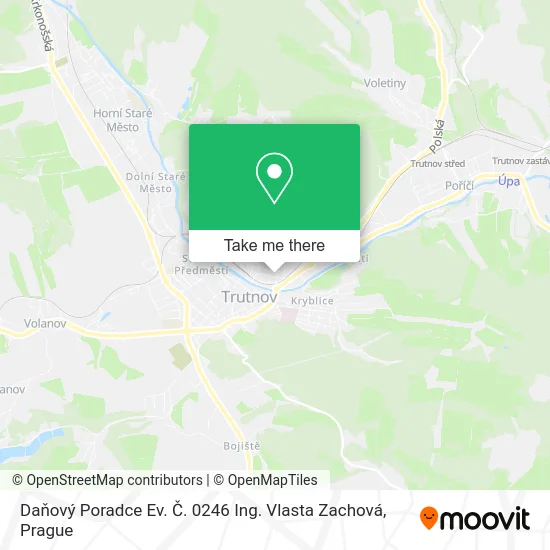 Карта Daňový Poradce Ev. Č. 0246 Ing. Vlasta Zachová
