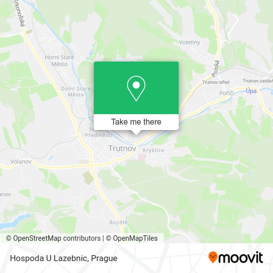 Карта Hospoda U Lazebnic
