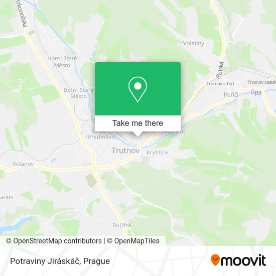 Карта Potraviny Jiráskáč