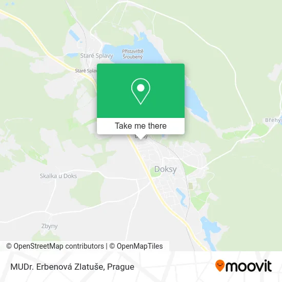 Карта MUDr. Erbenová Zlatuše