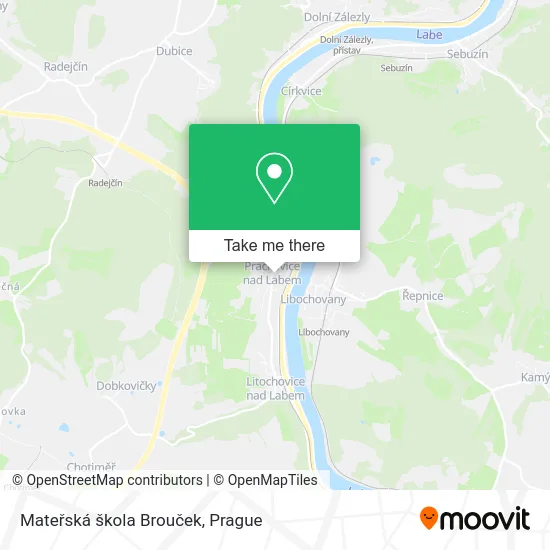 Карта Mateřská škola Brouček