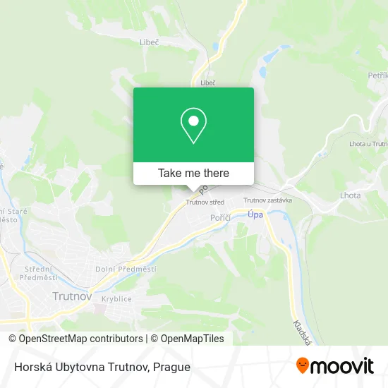 Карта Horská Ubytovna Trutnov