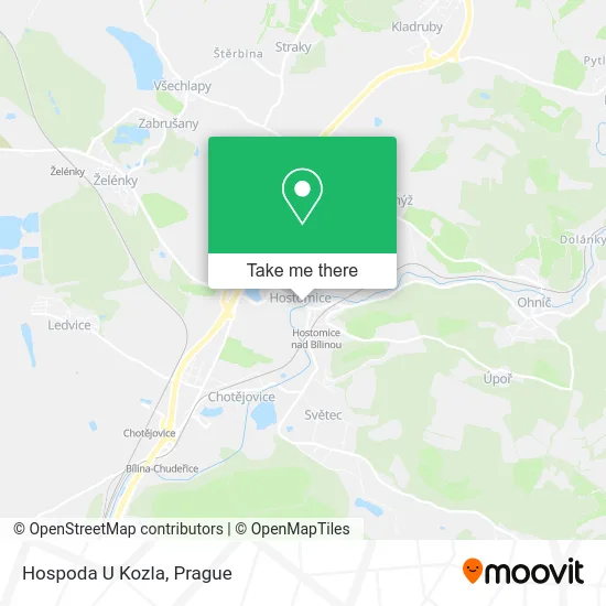Карта Hospoda U Kozla