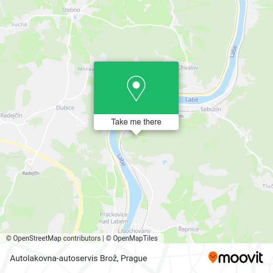 Карта Autolakovna-autoservis Brož