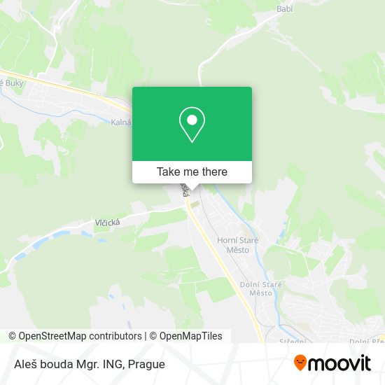 Карта Aleš bouda Mgr. ING