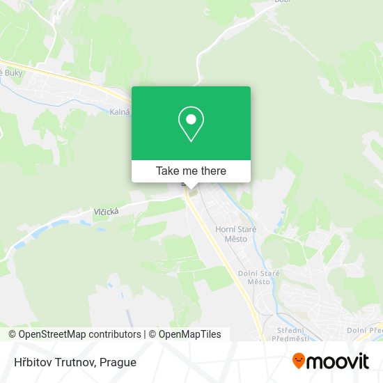 Карта Hřbitov Trutnov