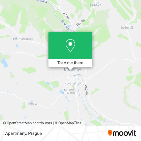 Карта Apartmány