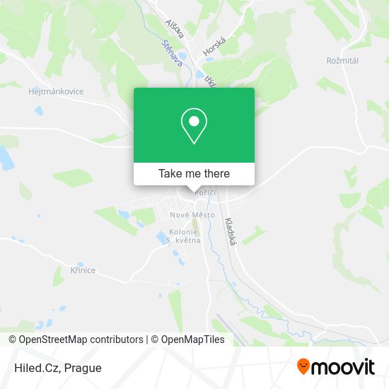 Карта Hiled.Cz