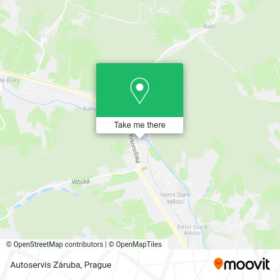 Карта Autoservis Záruba