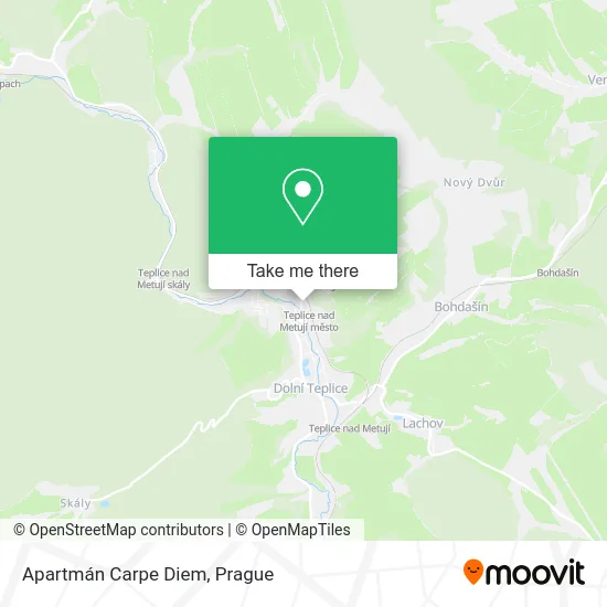 Карта Apartmán Carpe Diem
