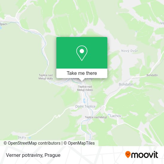 Карта Verner potraviny