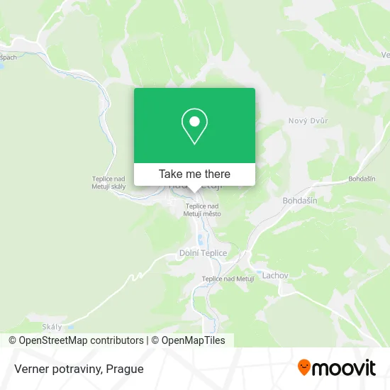 Карта Verner potraviny