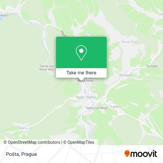 Карта Pošta