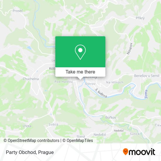 Карта Party Obchod