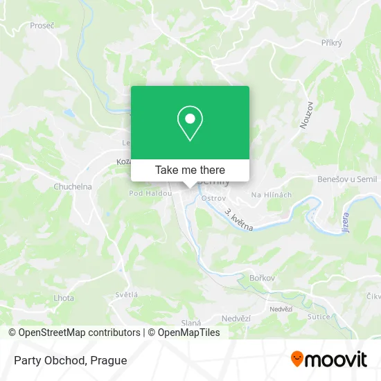 Карта Party Obchod