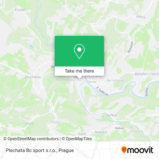 Карта Plechata Bc sport s.r.o.