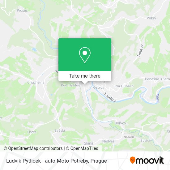 Карта Ludvik Pytlicek - auto-Moto-Potreby