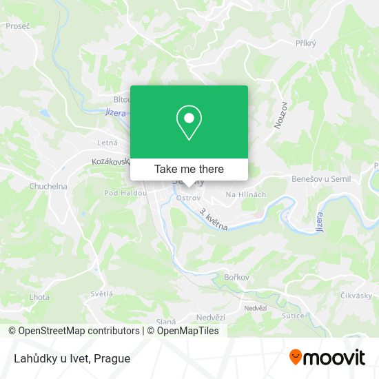 Карта Lahůdky u Ivet
