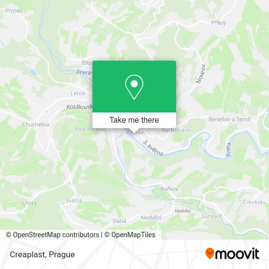 Карта Creaplast
