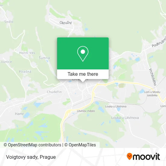 Карта Voigtovy sady