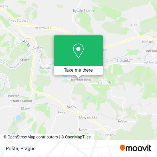 Карта Pošta