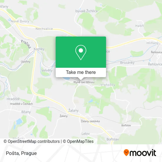Карта Pošta