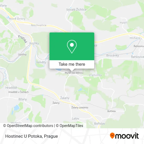 Карта Hostinec U Potoka