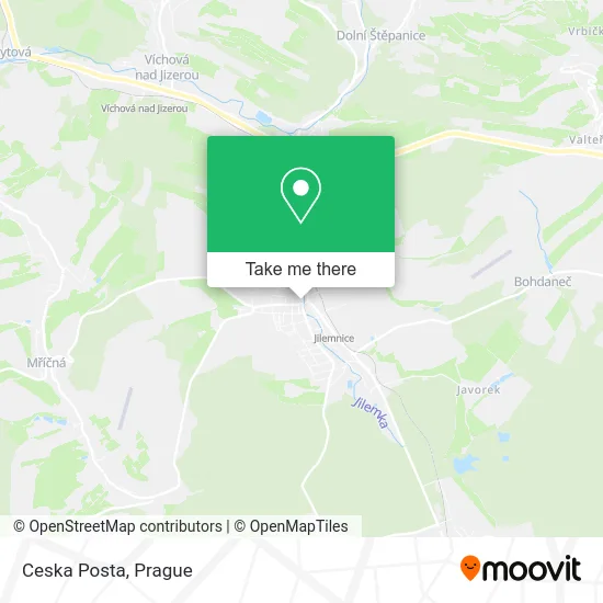 Карта Ceska Posta