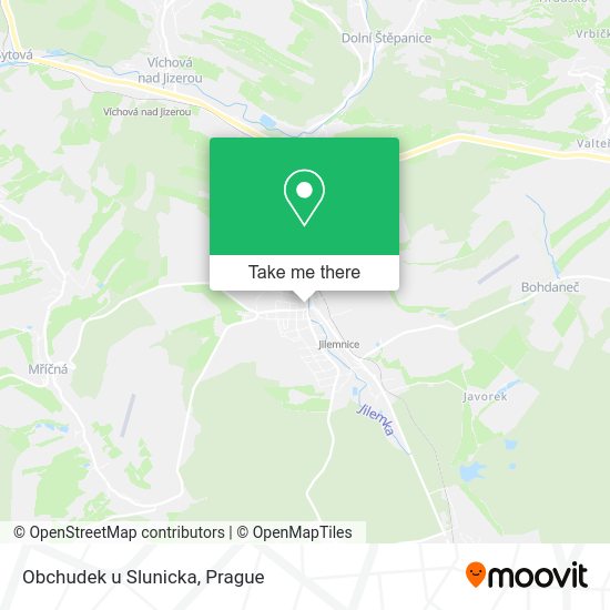 Карта Obchudek u Slunicka