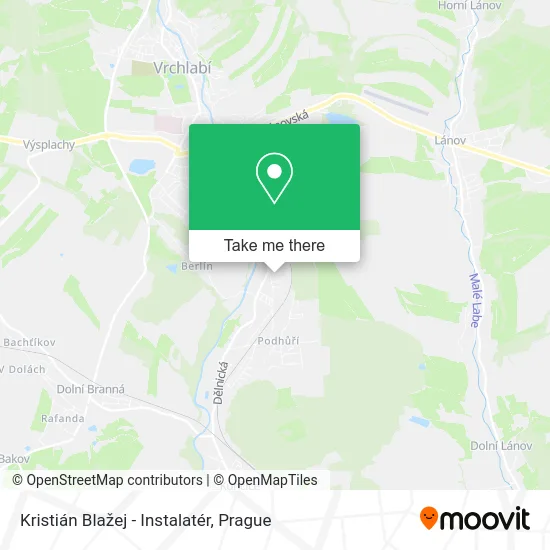 Карта Kristián Blažej - Instalatér