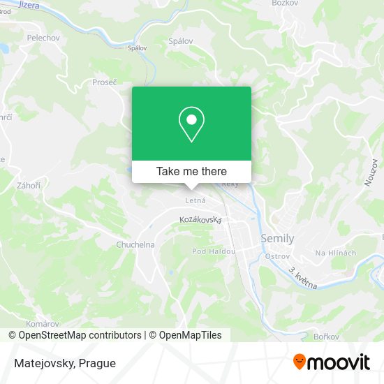 Карта Matejovsky