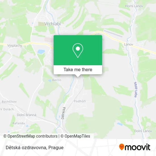 Карта Dětská ozdravovna